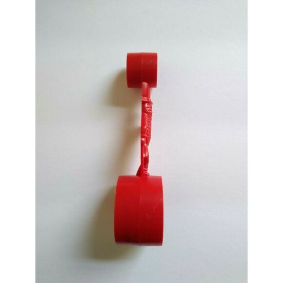 Mr Peanut Vintage Red Measuring Spoon Scoop 1950's Planters Peanuts Kitchenware - Picture 3 of 4